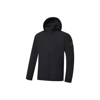 XTEP Variety Training Collection Trench Coat Men's Jet Black
