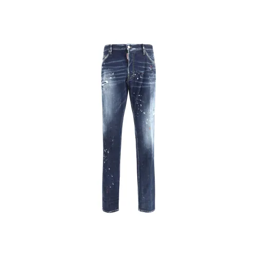 DSQUARED 2 Dark Rodeo Wash Bootcut Flare Sharpei Jeans