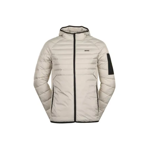 HUGO BOSS Jackets Coats Men's Light Beige