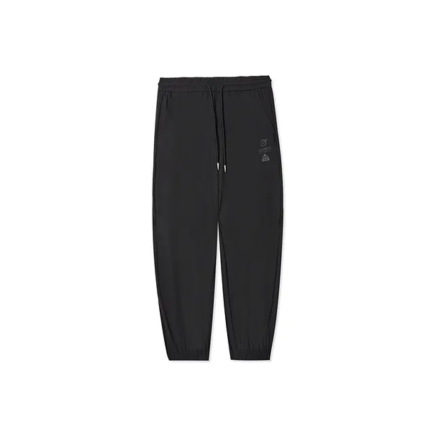 Cabbeen Knitted Sports Pants Men's Coal Black-0