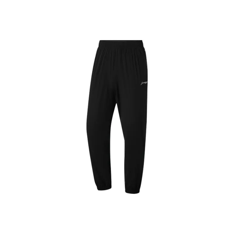 LiNing Knitted Sports Pants Men's Black-0