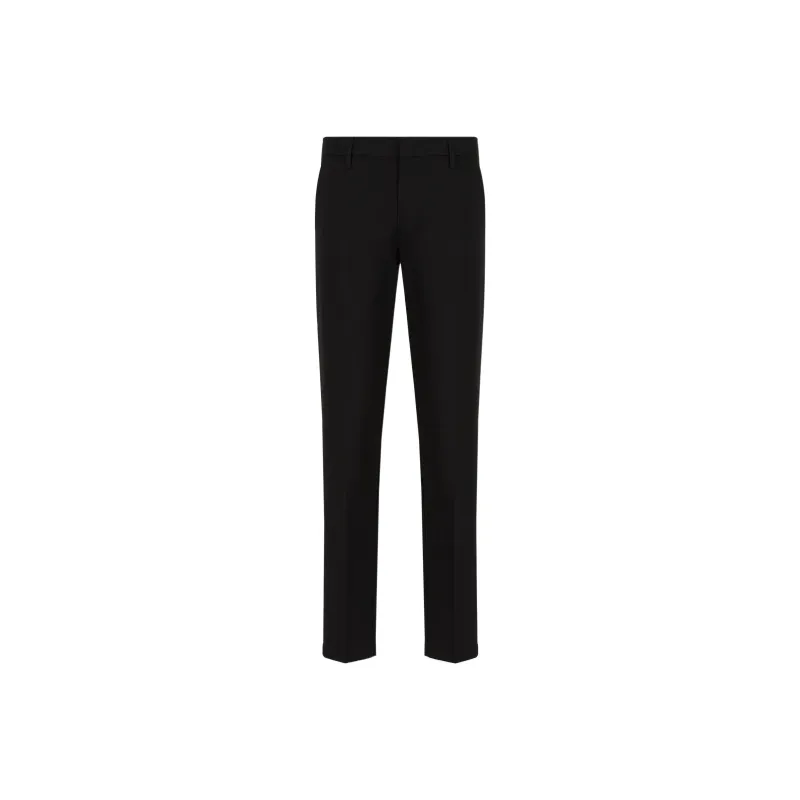 EMPORIO ARMANI Comfort gabardine Chinos-0