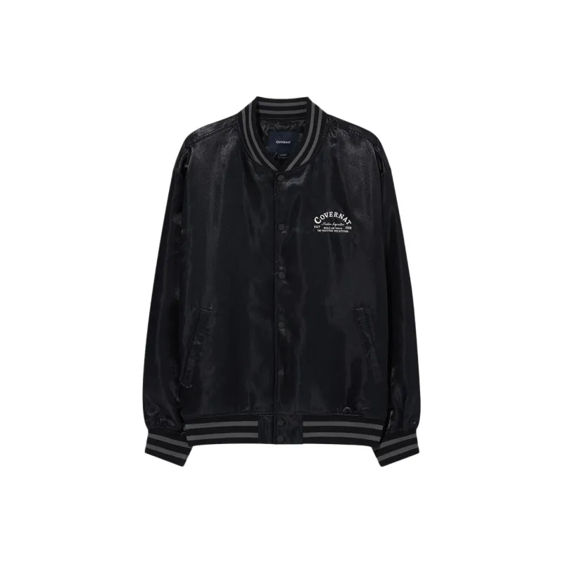 COVERNAT Baseball Jacket Men's Black-0