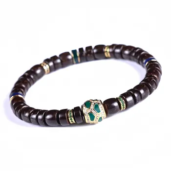 CUISHI Coconut Shell Beads Bracelets Unisex
