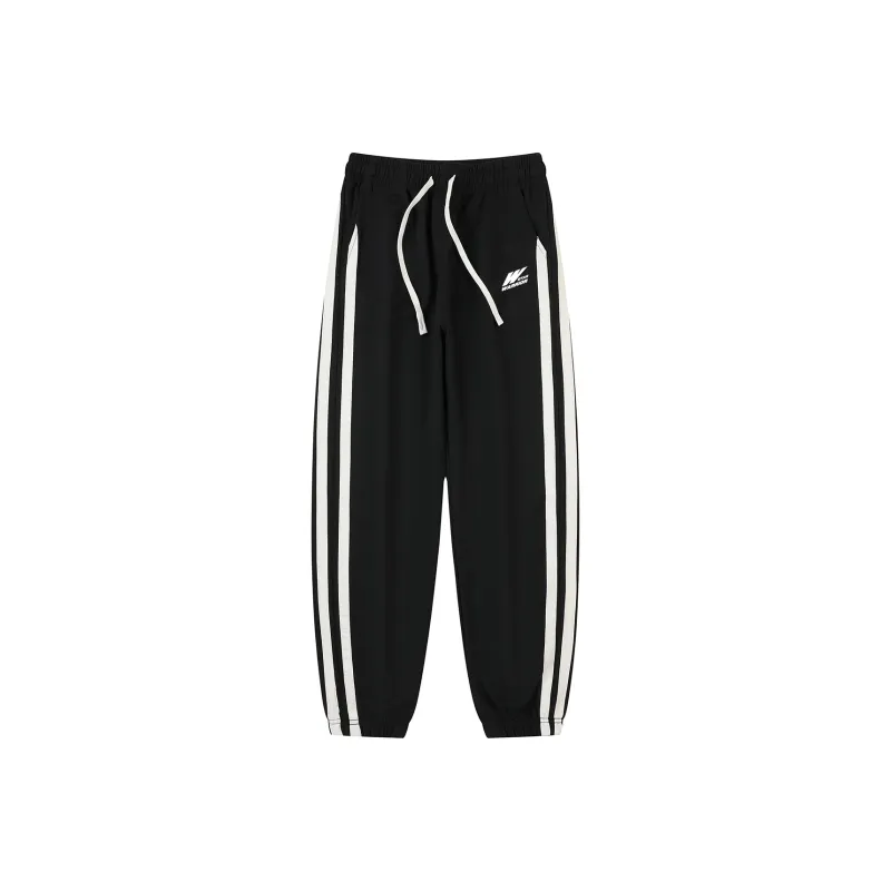 Warrior Knitted Sports Pants Unisex Black-0