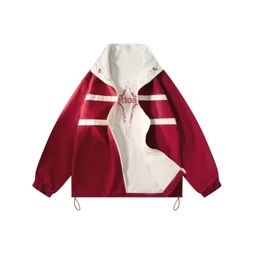 Lafetto Jackets Coats Unisex Red