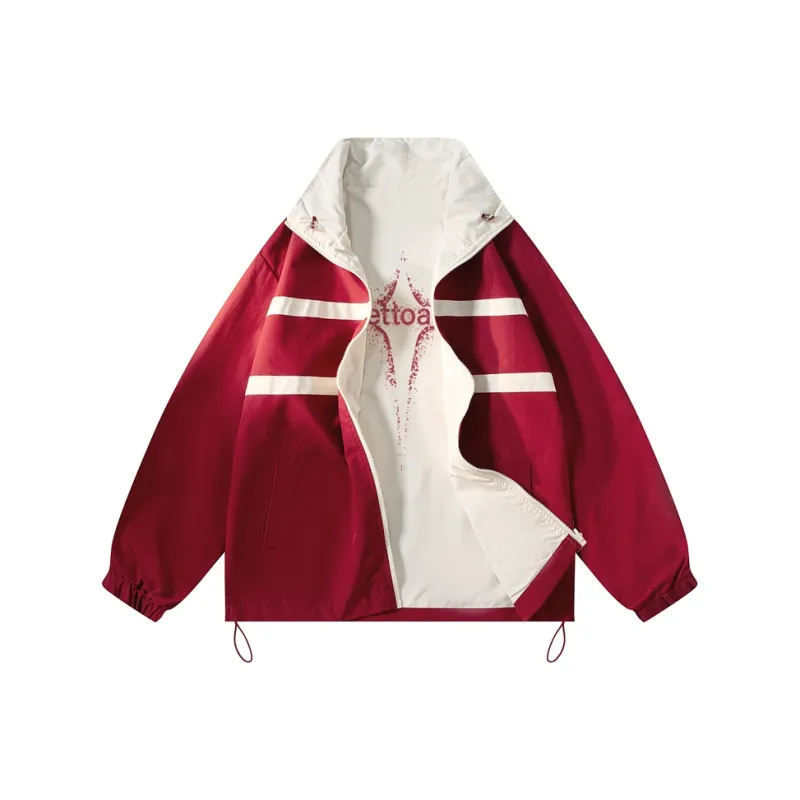 Lafetto Jackets Coats Unisex Red-0