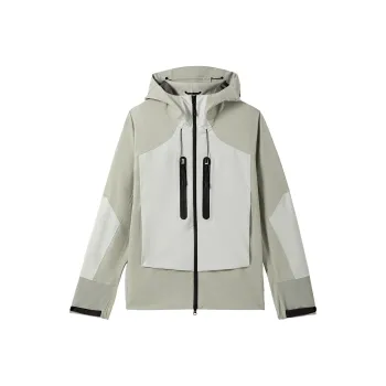 Ellesse Hiking Outdoor Hiking Water Resistant Wear Resistant Water Repellent Windbreaker Jacket Unisex Khaki Green