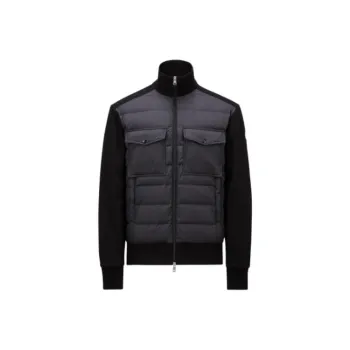 Moncler Panelled Zip Up Padded Jacket