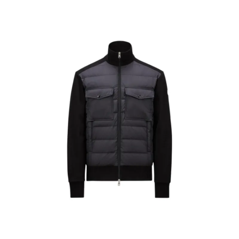 Moncler Panelled Zip Up Padded Jacket-0