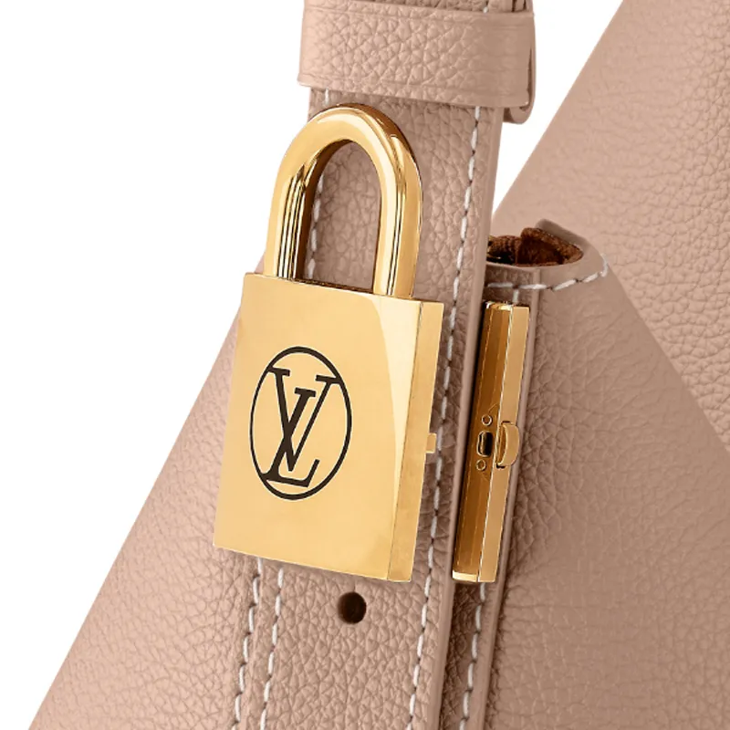 LOUIS VUITTON Low Key Cow Leather Handbag Medium Size Women's Pink-5