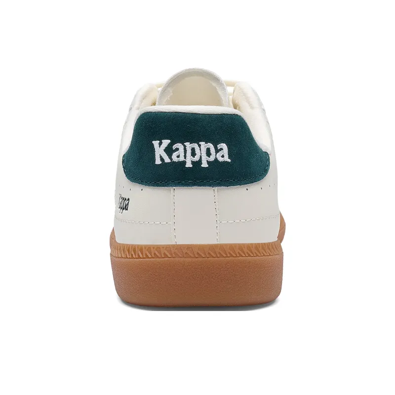 Kappa Back to Back Anti Slip Wear Resistant Low Top Skateboard Shoes Unisex Classic White-4