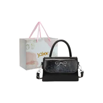 Yalu PU Crossbody Handbag Unisex Black/Red/Silver/Pink