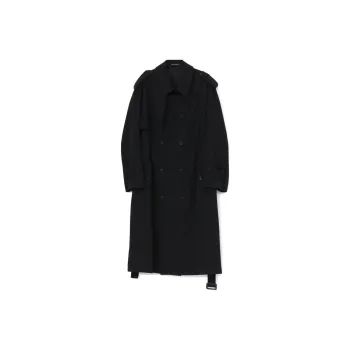 Yohji Yamamoto Y's For Men FW24 Trench Coat Men's Black