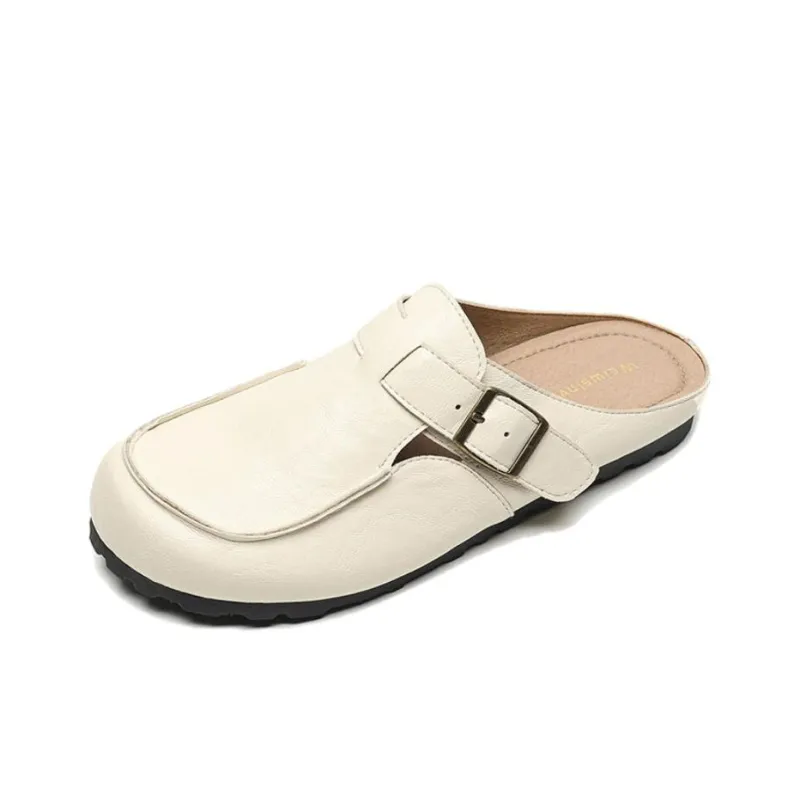 City Camel Rubber Sole Slip Resistant Closed Toe Slippers Women's-5