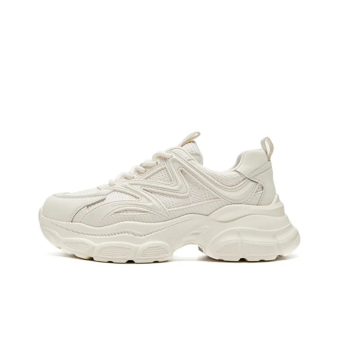 HR Low Top Chunky Sneakers Women's Ecru-0