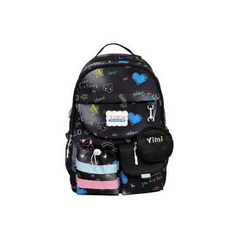 H YXIANG Polyester Backpack Regular Unisex Multicolor