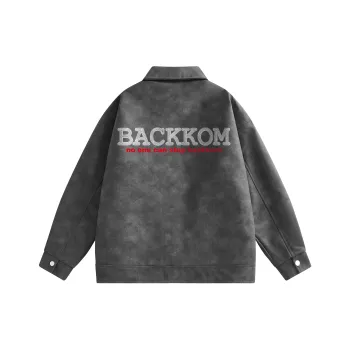 David Bakken x DAOMEIXIONG Leather Jacket Unisex