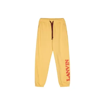 Lanvin X Future Logo Embroidered Sweatpants