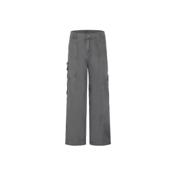 BIPOLAR Cargo Pants Unisex Black/Gray/Khaki