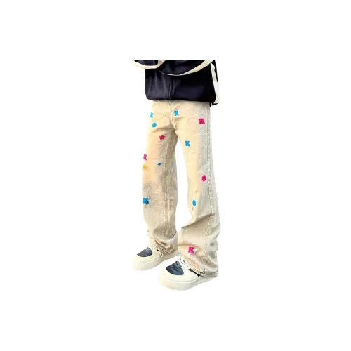 FALIAMS Jeans Unisex Yellow Mud