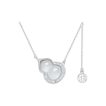 CHINA GOLD Chalcedony Jade Necklaces Women's