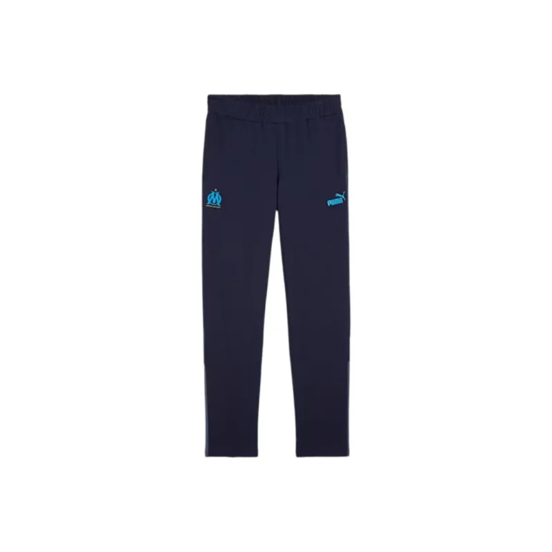 PUMA Olympique De Marseille FtblArchive Track Pants Knitted Sports Pants Men's Marine Blue-0