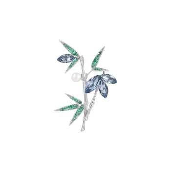 VIOLET Copper Alloy Brooches Unisex