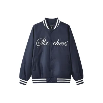 Skechers Sports Life Collection Baseball Jacket Men's Navy Blue