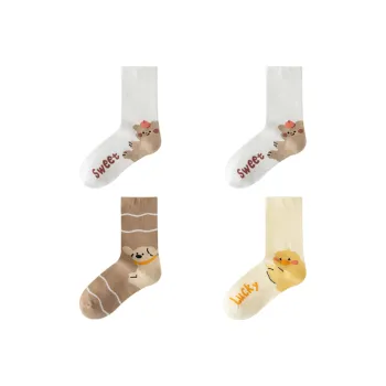 ROBINHOOD Mid Calf Socks Women's Combo Set