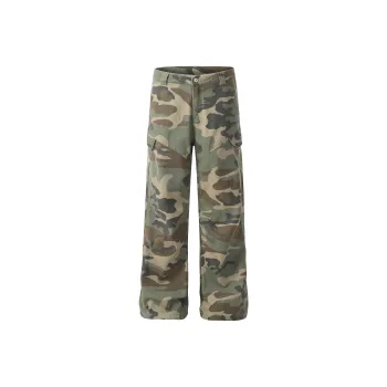 YINLEI Casual Pants Unisex Camouflage
