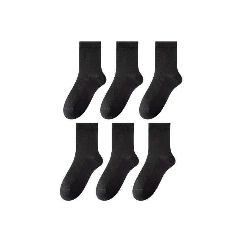 Urban Beauty Mid Calf Socks Men's 6 Pack-15