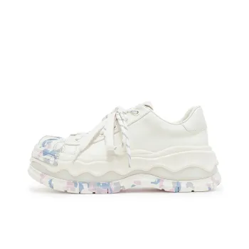 VITTORIO VENTURA Low Top Casual Skateboard Shoes Women's White