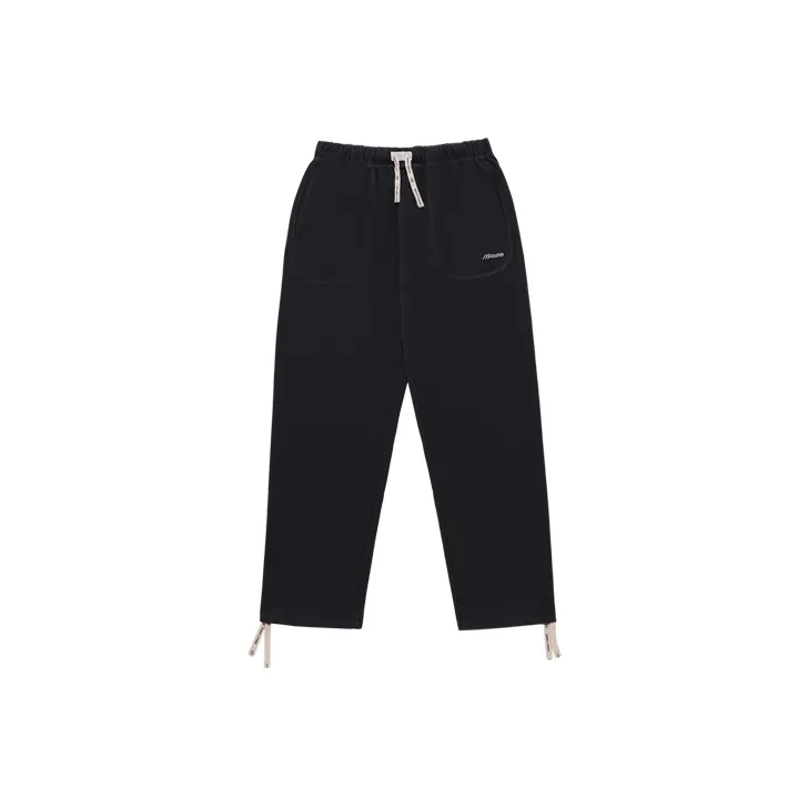 Mizuno Knitted Sports Pants Unisex Charcoal Gray-0