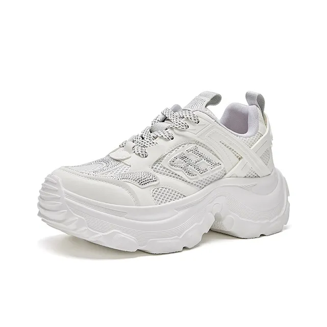 HR Low Top Chunky Sneakers Women's Beige-1