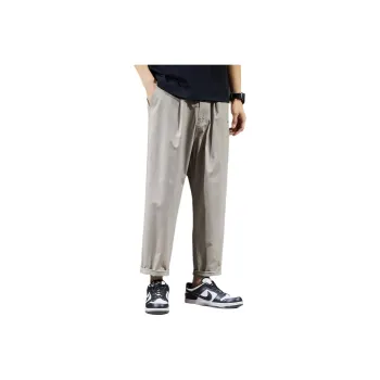 Tonlion Casual Pants Men's Tea Pink Brown