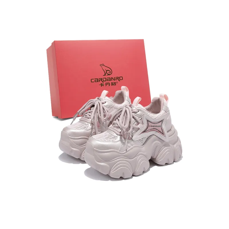 CARDANRO Small sized Sky Vegetables Low Top Chunky Sneakers Women's-11