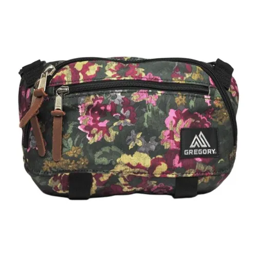 GREGORY Nylon Shoulder Bag Crossbody Bag Medium Size Unisex Vintage Garden