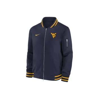 Nike West Virginia Mountaineers Sideline Men's Nike College Full Zip Bomber Jacket