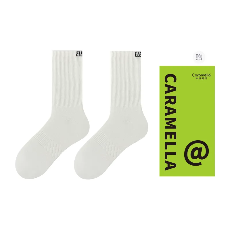 Caramella Mid Calf Socks Unisex 5 Pack-0