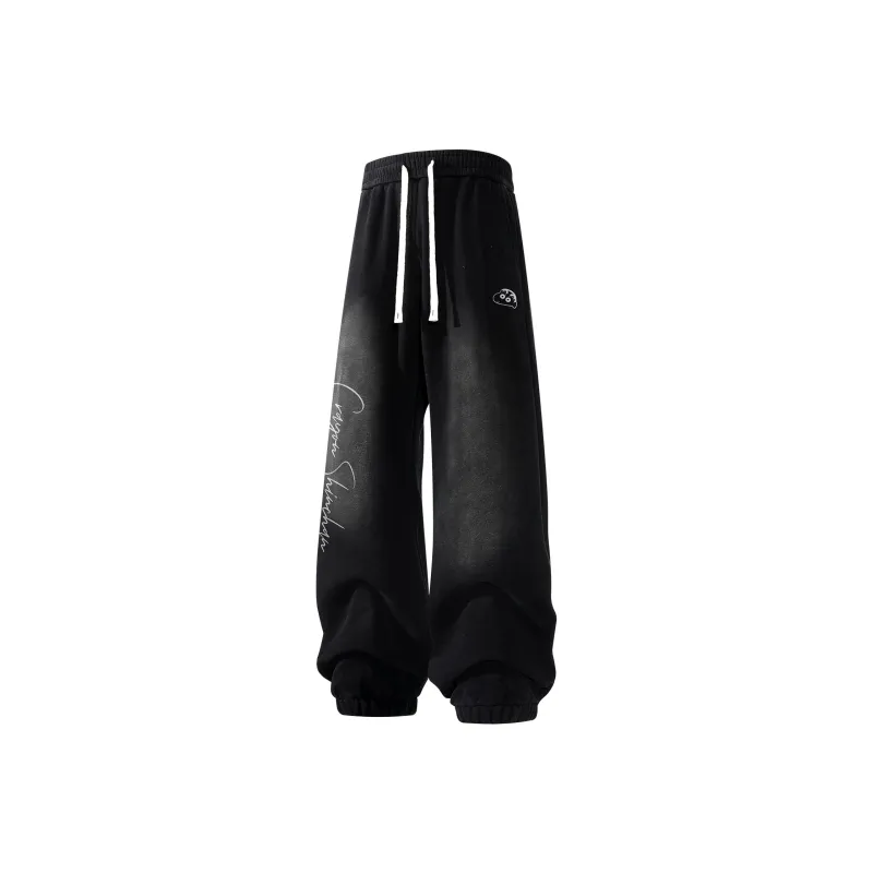 Crayon Shinchan Elastic Cuff Sports Pants Unisex-0