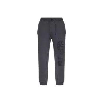 STONE ISLAND Knitted Sweatpants Men's Gray