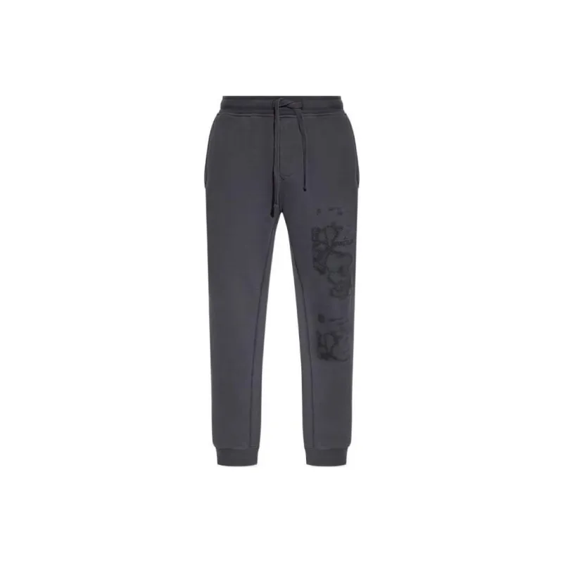 STONE ISLAND Knitted Sweatpants Men's Gray-0