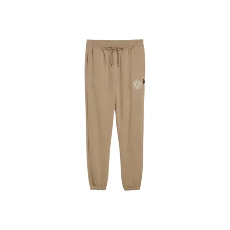 PUMA Balanza PALM TREE CREW Knitted Sports Pants Men's Brown-0