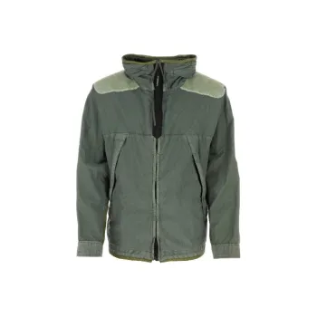 C.P.Company Zip Up Panelled Hooded Windbreaker