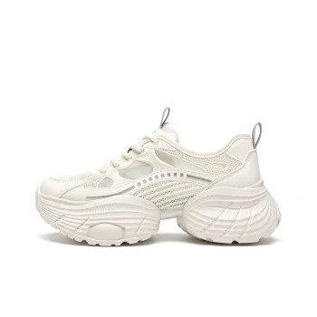 ZHR Small Round Pendant Coverage Abrasion Resistant Low Top Chunky Sneakers Women's