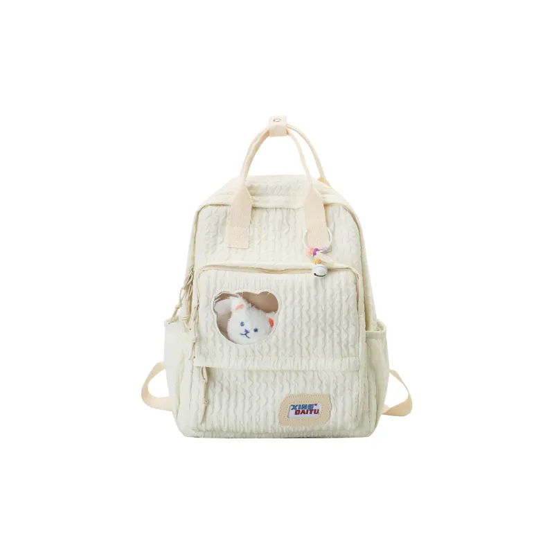 SUN EARTH &U Nylon Backpack Women's Multicolor-0