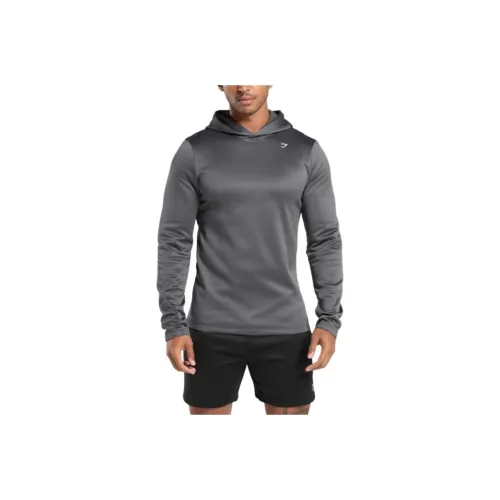 GYMSHARK Sweatshirt Men's Graphite Gray