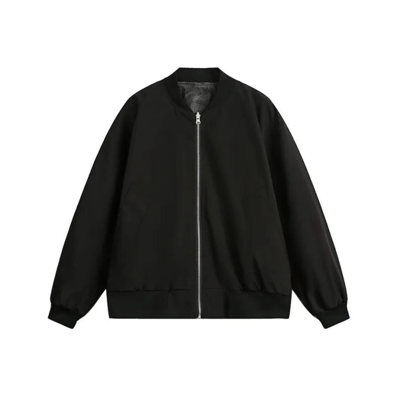 GBXM Baseball Jacket Unisex Black-0