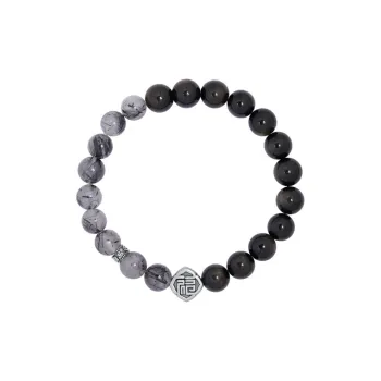 ZUIWENGLANGYASHANWENCHUANG Obsidian Bracelets Unisex